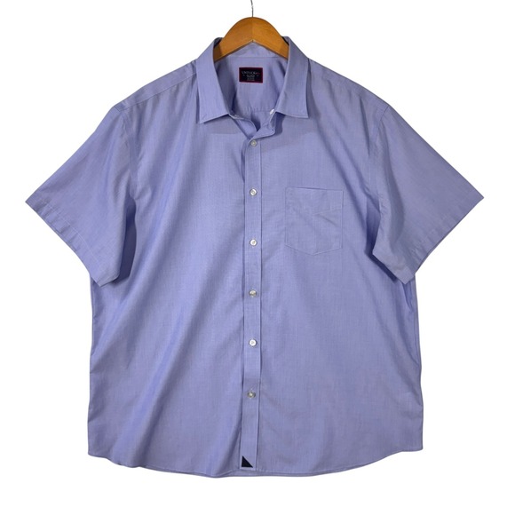 UNTUCKit Other - UNTUCKit Men's Shirt XXL Blue Hillstowe Short Sleeve Button Up Wrinkle Free